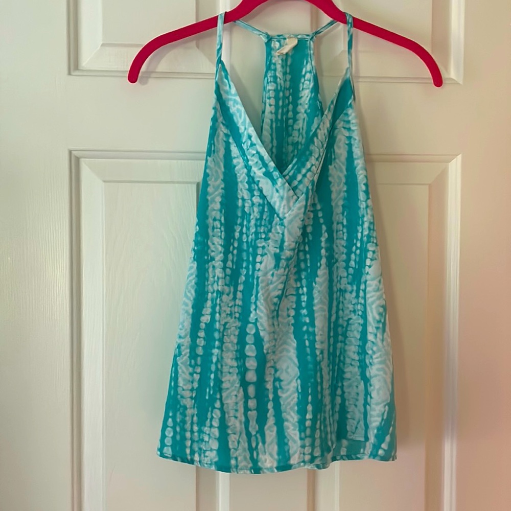 Turquoise top